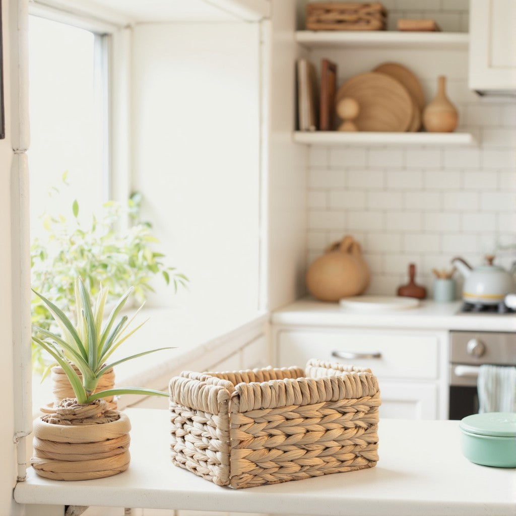 Transform Your Kitchen with Stylish & Eco-Friendly Storage Baskets